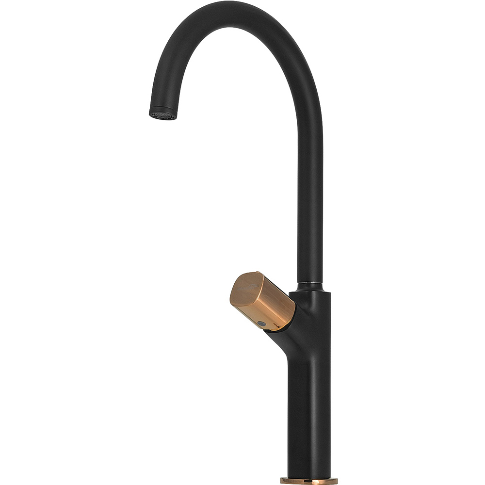 Dubai slavina za sudoper - crna / rosegold