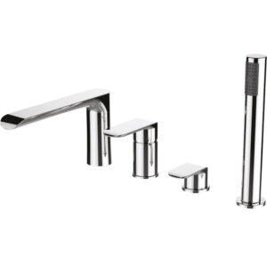 London slavina za kadu ugradbena - krom