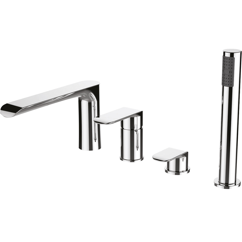 London slavina za kadu ugradbena - krom