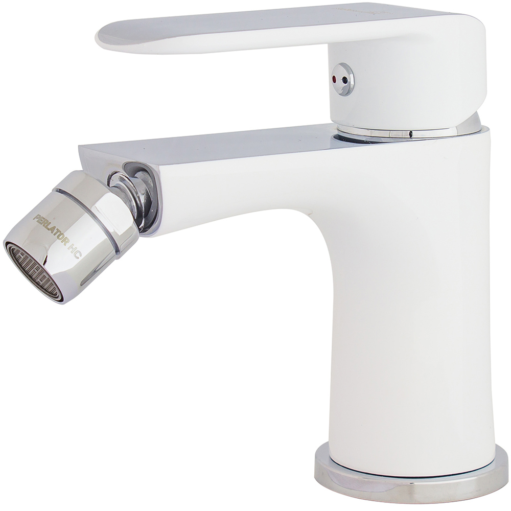 London slavina za bide - bijela / krom